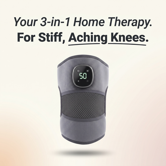 Heated knee massager hero