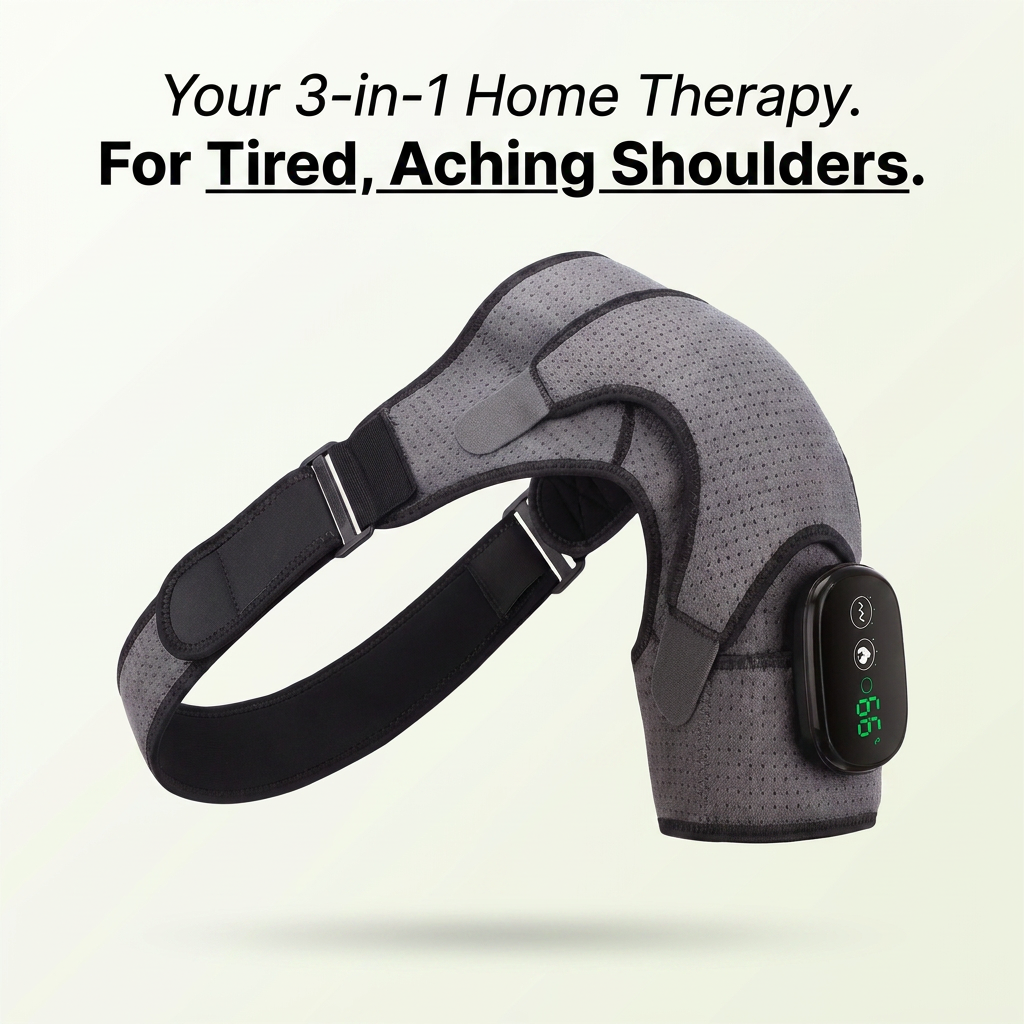 Heated shoulder massager hero
